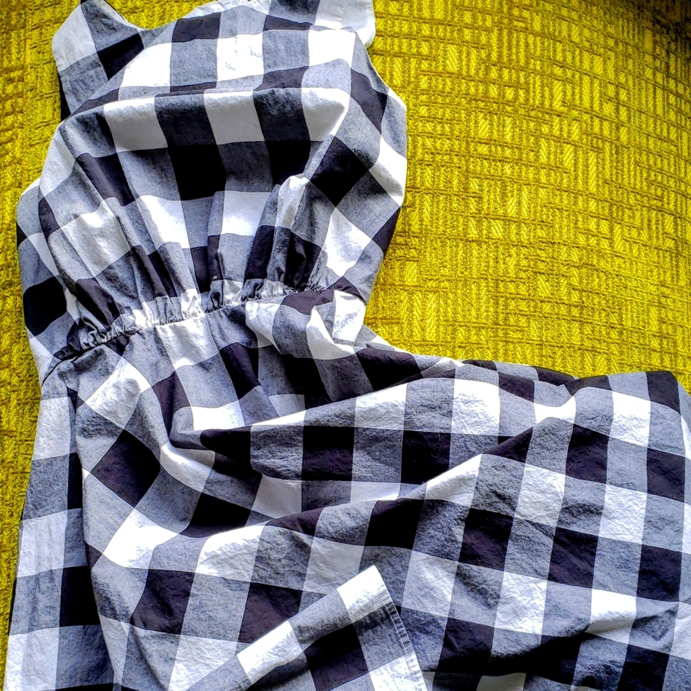 Lane Bryant gingham full skirt retro picnic dress